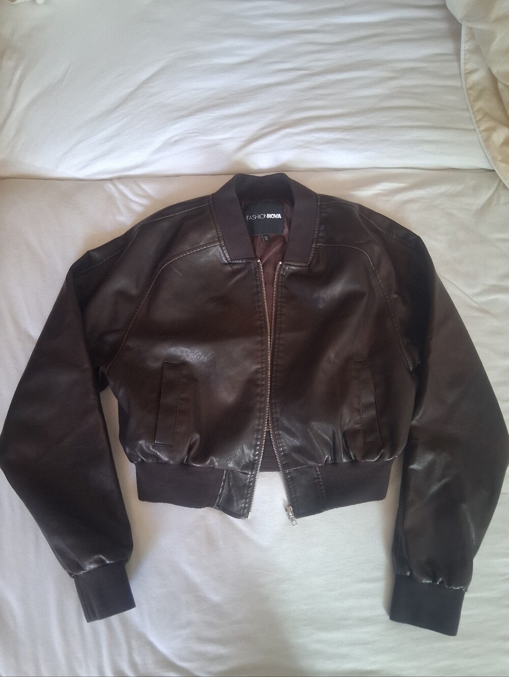 Chocolate Brown Bomber Jacket